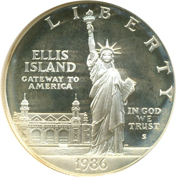 image for: 1986-S $1 Statue Liberty NGC Proof 69 UCameo