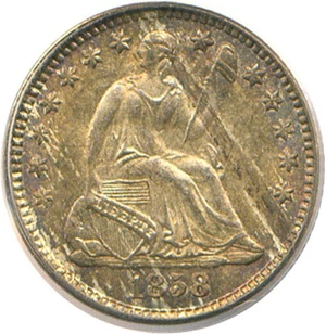 image for: 1858-O H10c PCGS MS64