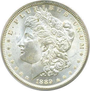 image for: 1889 $1 PCGS MS65