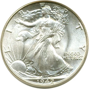image for: 1942 50c PCGS MS66