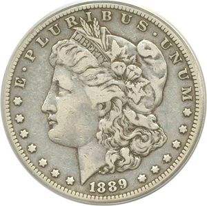image for: 1889-CC $1 PCGS VF25
