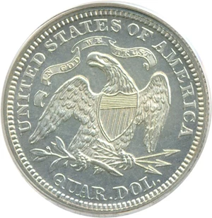 image for: 1870 25c PCGS Proof 64 Cameo