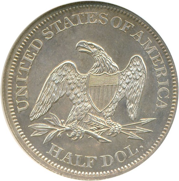 image for: 1862 50c  NGC Proof 63 