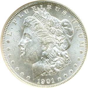 image for: 1901-O $1 NGC MS65