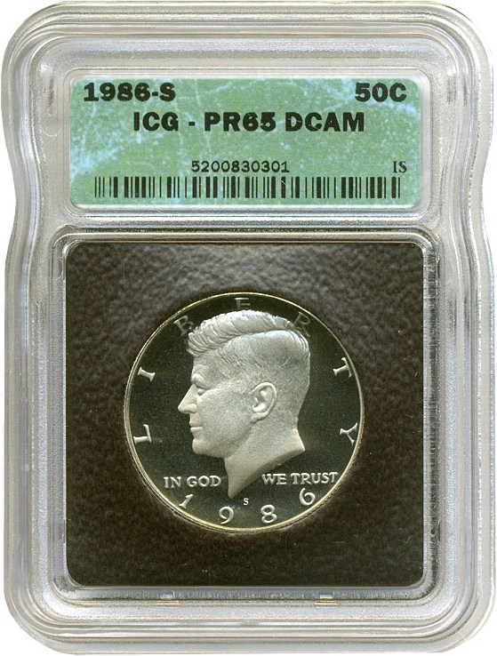 image for: 1986-S 50c  ICG Proof 65 DCameo