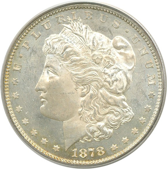 image for: VAM: 1878 7/8TF $1 Strong VAM 37  7/4 PCGS MS64 