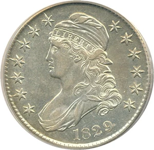 image for: 1829 50c PCGS AU53