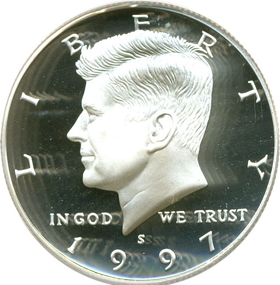 image for: 1997-S 50c Silver PCGS Proof 69 DCameo