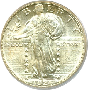 image for: 1924-D 25c PCGS MS65