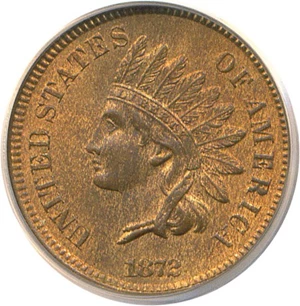 image for: 1872 1c PCGS MS65 RB