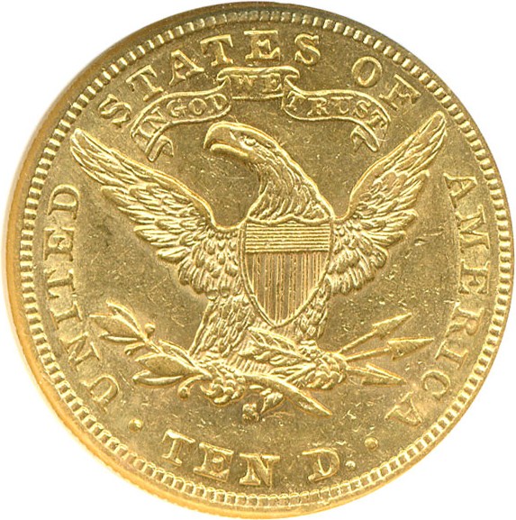 image for: 1894-S $10  NGC AU58
