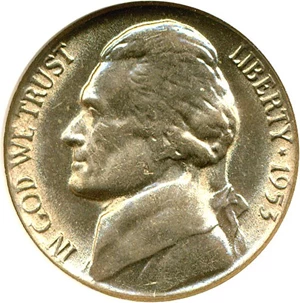 image for: 1953 5c NGC MS65