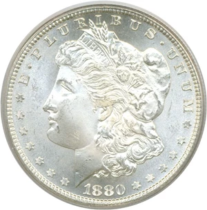 image for: 1880-S $1 PCGS MS66