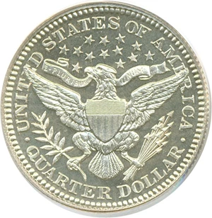 image for: 1903 25c PCGS Proof 64 Cameo