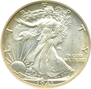 image for: 1941-D 50c NGC MS65