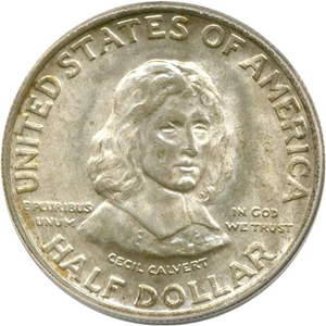 image for: 1934 50c Maryland PCGS MS64