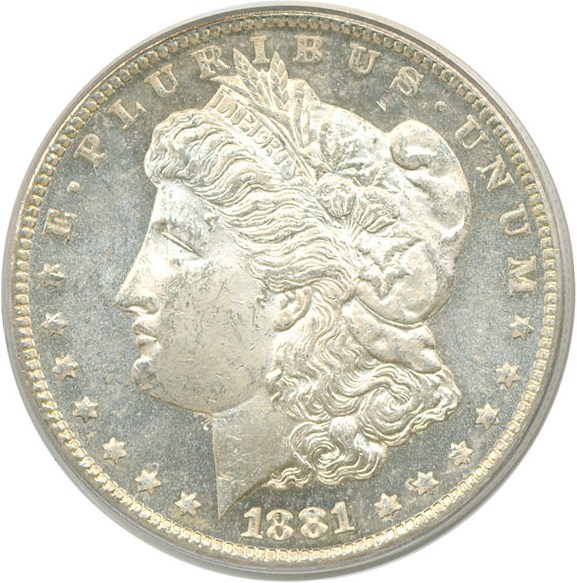 image for: 1881-CC $1  PCGS MS63 PL