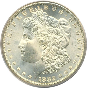 image for: 1882-CC $1 PCGS MS65