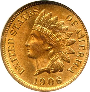image for: 1906 1c NGC MS65 RD