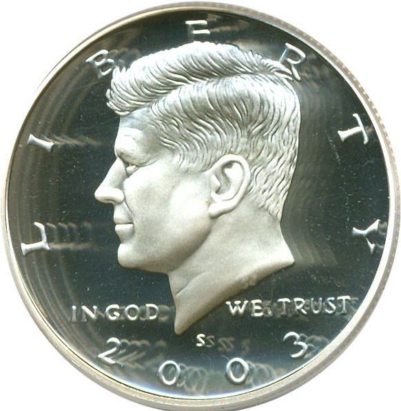 image for: 2003-S 50c Silver PCGS Proof 69 DCameo