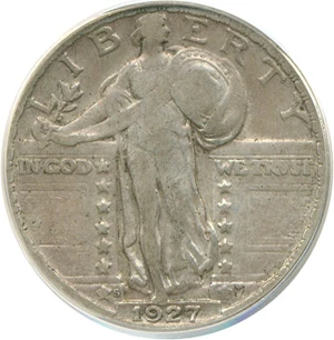 image for: 1927-S 25c PCGS VF25