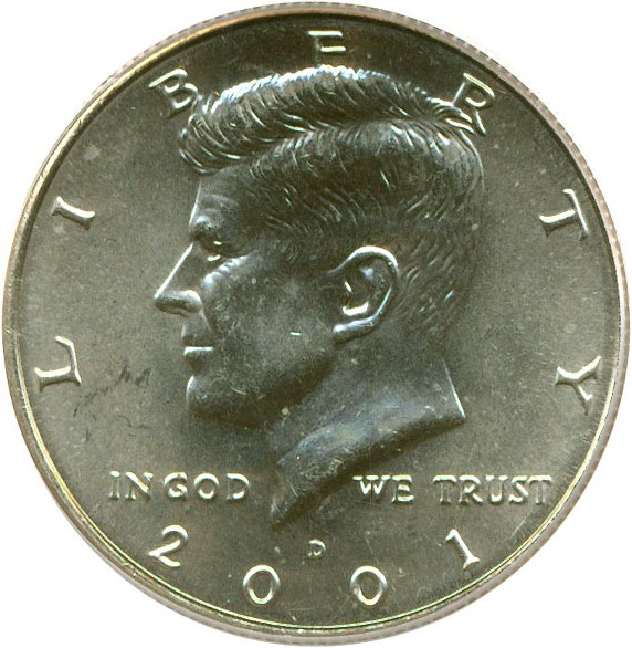 image for: 2001-D 50c  PCGS MS65 