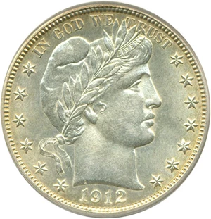 image for: 1912-D 50c PCGS MS63