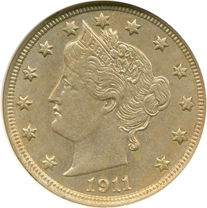image for: 1911 5c NGC AU58