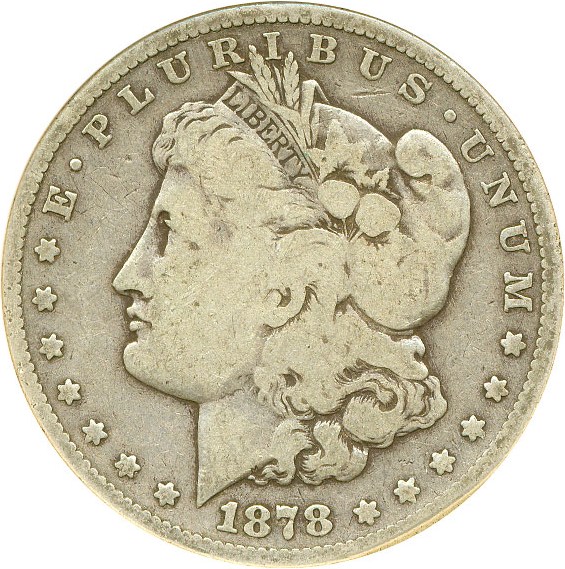 image for: Top 100 VAM: 1878-S $1 VAM 27  Long NK ANACS Good-6