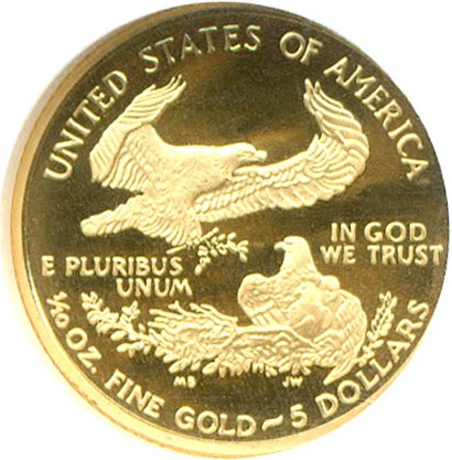 image for: 2001-W $5 Gold Eagle NGC Proof 69 UCameo