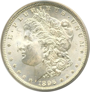 image for: 1896 $1 PCGS MS65