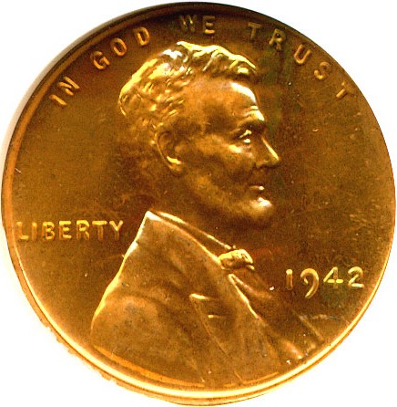 image for: 1942 1c  NGC Proof 65 RD