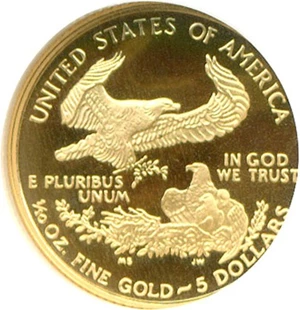 image for: 1995-W $5 Gold Eagle NGC Proof 69 UCameo