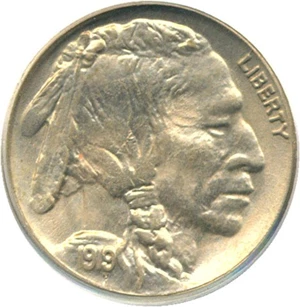 image for: 1919 5c PCGS MS64