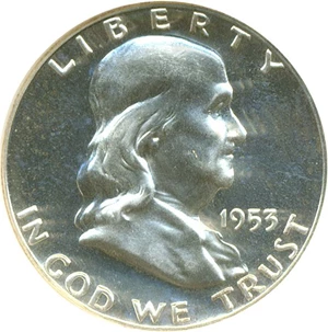 image for: 1953 50c NGC Proof 66