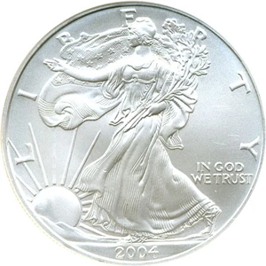 image for: 2004 $1 Silver Eagle NGC MS69