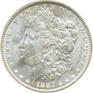 image for: 1887 $1 NGC MS64