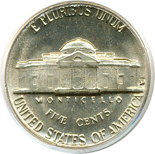 image for: 1964-D 5c  PCGS MS66 