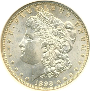 image for: 1898 $1 NGC MS65