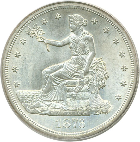 image for: 1876-S Trade$  PCGS MS64