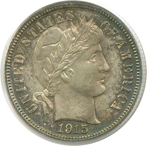 image for: 1915 10c PCGS Proof 63