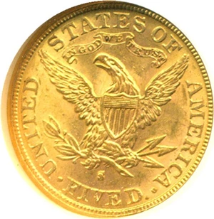 image for: 1881-S $5 NGC MS63