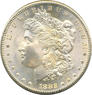 image for: 1882-CC $1 GSA Hoard/NGC MS64
