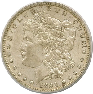 image for: 1894-O $1 PCGS AU53