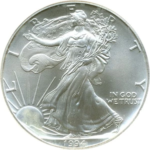 image for: 1994 $1 Silver Eagle NGC MS69