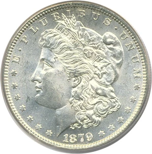 image for: 1879 $1 PCGS MS64