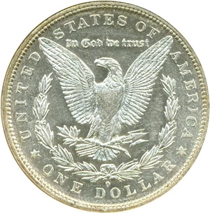 image for: Top 100 VAM: 1879-O $1 VAM 4 O/Horizontal O ANACS AU50