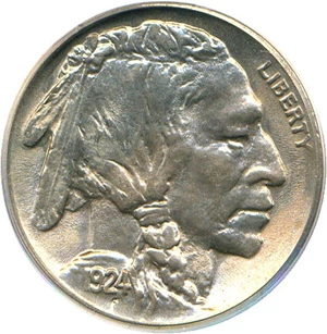 image for: 1924 5c PCGS MS66