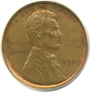 image for: 1909 VDB 1c PCGS MS63 BN