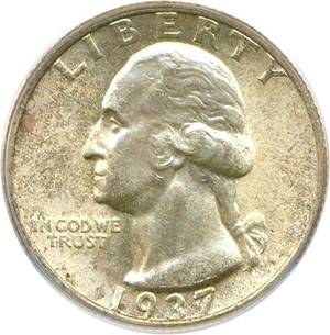 image for: 1937-S 25c PCGS MS64